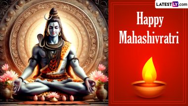 Maha Shivratri 2024 HD Images and Greetings: Happy Mahashivratri Messages, Wallpapers, Quotes and SMS To Share With Family and Friends