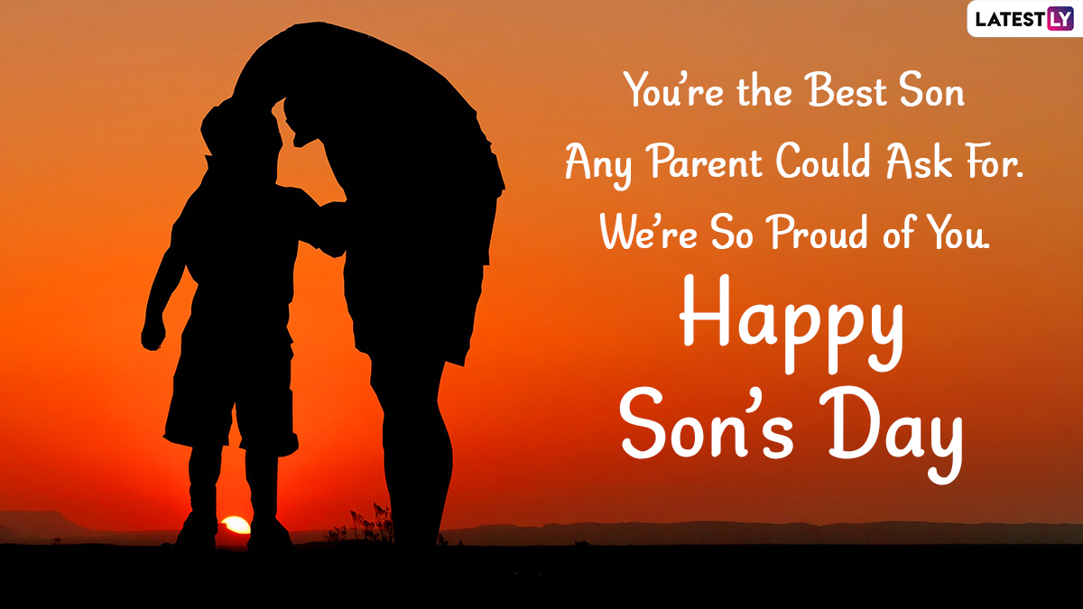 Festivals & Events News National Sons Day 2024 Greetings, Wishes