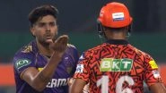 IPL 2024: Kolkata Knight Riders&rsquo; Harshit Rana Fined for Code of Conduct Breach