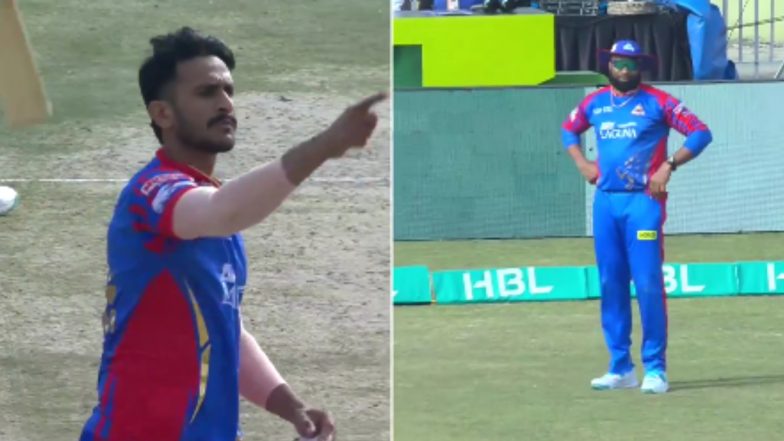 Hasan Ali, Kieron Pollard Engage in Funny Gestures On-Field During Quetta Gladiators vs Karachi Kings PSL 2024 Match, Video Goes Viral