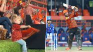 Aww-Dorable! Heinrich Klaasen’s Daughter Laya Waves Sunrisers Hyderabad Flag As She Watches Dad in Action in Record-Breaking SRH vs MI IPL 2024 Match (Watch Video)