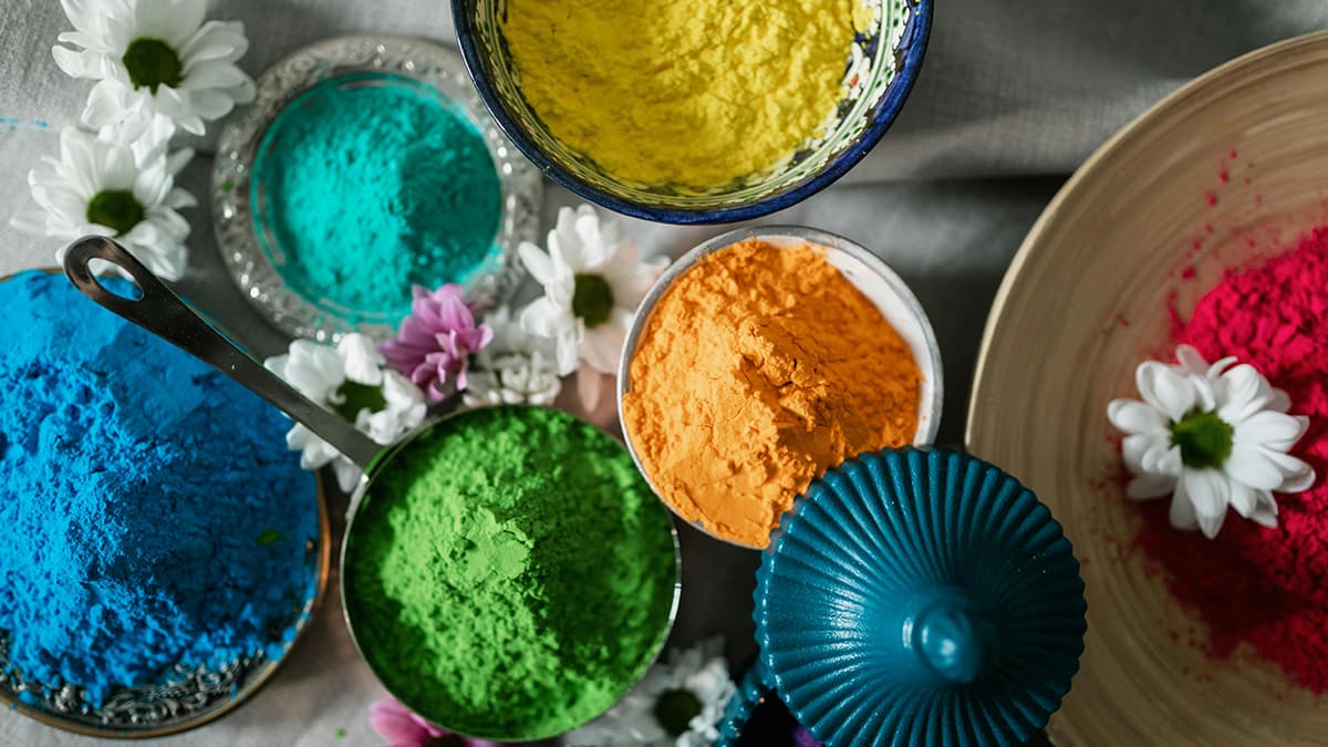 diy holi colours