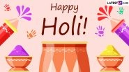Happy Holi 2024 Images & HD Wallpapers for Free Download Online: Wish Happy Dhulivandan With WhatsApp Messages, Quotes, Greetings and SMS to Loved Ones
