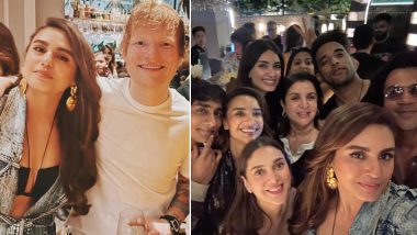 Huma Qureshi Reveals Ed Sheeran Loved Gangs of Wasseypur As She Poses With Him; Thanks Farah Khan for Being the ‘Best Host’ and Taking ‘Worst Photos’