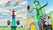Nishu Deshwal Dies: YouTube Stuntman Crushed to Death by Tractor While Performing Stunt in Panipat, Disturbing Video Surfaces