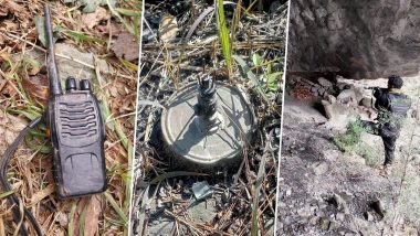 Jammu and Kashmir: Seven IEDs, Wireless Set Recovered During Search Operation by Joint Security Forces in Poonch (See Pics)