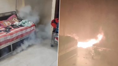 E-Bike Battery Blast in Surat: EV Battery Explodes While Charging, Causes Fire; Terrifying Video Surfaces