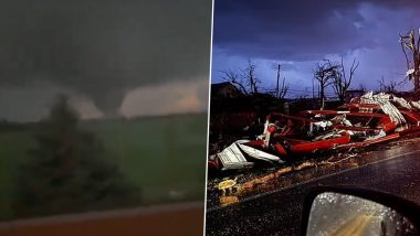 Tornado Hits Ohio: Video Shows Extremely Dangerous Tornado Wreaking Havoc in Parts of US State, Mass Casualty Feared in Indian Lake