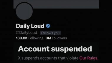 Daily Loud News Account, Popular For Posting Viral Clips, Suspended From X