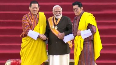 Bhutan King’s Decision To Confer Highest Civilian Honour on PM Narendra Modi Strengthens Bonds of Friendship, Says EAM S Jaishankar
