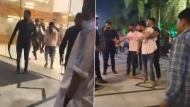 Holi Celebration in Lucknow Society Turns Violent As Two Groups Attack Each Other; Video Goes Viral
