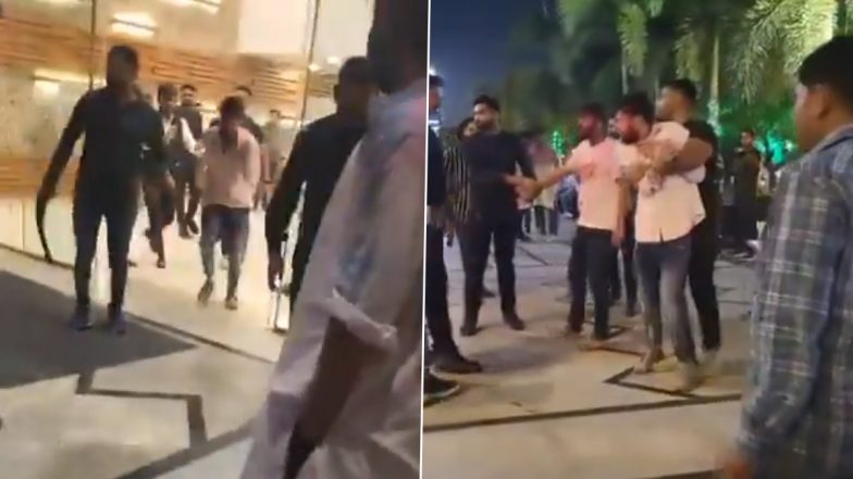 Holi Celebration in Lucknow Society Turns Violent As Two Groups Attack Each Other; Video Goes Viral