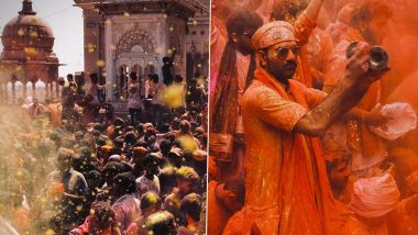 Holi 2024: High Commission of Singapore in India Shares Pictures of Braj Ki Holi Celebrations in Barsana, Extends Greetings on the Occasion (See Pics)