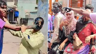 Uttar Pradesh: Man, Two Women of Muslim Community Harassed by Holi Revellers in Bijnor; Four Nabbed After Video Goes Viral