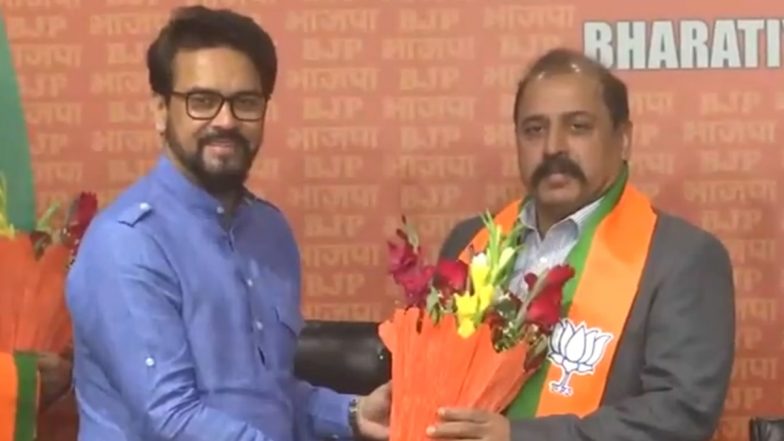 RKS Bhadauria Joins BJP: Former India Air Force Chief Joins Saffron Party Ahead of Lok Sabha Elections 2024 (Watch Video)