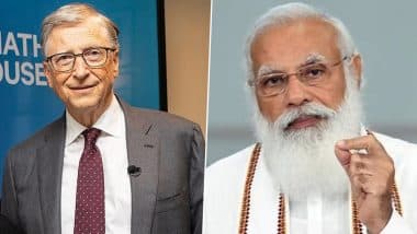 'We Value Our Partnership for Promoting Innovation for Benefit of Humanity': PM Narendra Modi Thanks Microsoft Co-Founder Bill Gates for Congratulatory Wishes on His Third Term