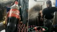 Fake Coca Cola: Viral Video Shows Men Filling Coke Bottles With Adulterated Soft Drink in Pakistan's Punjab, Netizens Express Shock