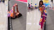 'Virus Has Reached Airports': Viral Video Shows Woman 'Enjoying' Slide at Conveyor Belt at Airport, Netizens Seek Action Against Her