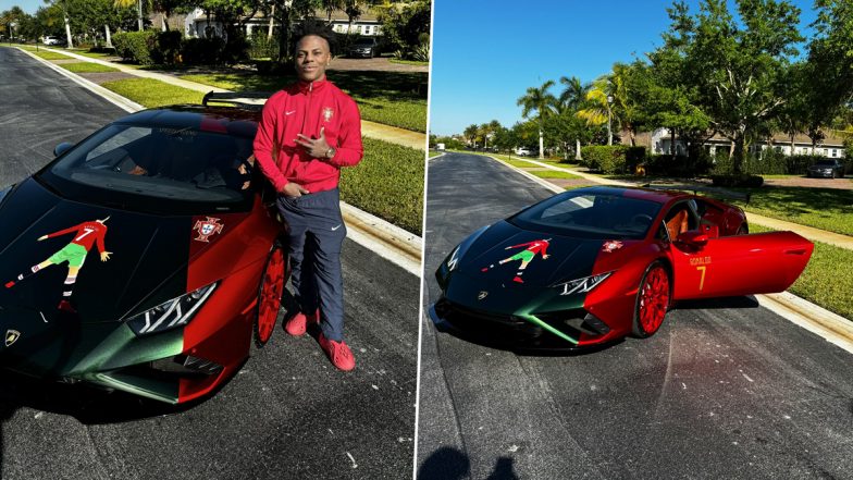 YouTuber IShowSpeed Buys Cristiano Ronaldo Themed Lamborghini Huracan and a Lamborghini Urus (View Photos and Video)