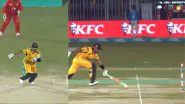 Babar Azam Run Out for a Duck After Alex Hales Nails Direct Hit During Islamabad United vs Peshawar Zalmi PSL 2024 Match (Watch Video)