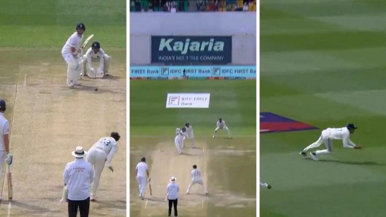 Shubman Gill Grabs A Sensational Diving Catch To Dismiss England Opener Ben Duckett On Day 1 Of 5th IND vs ENG Test (Watch Video)