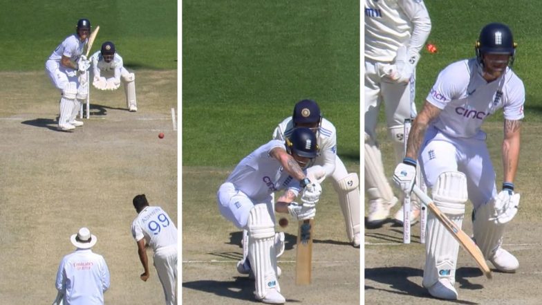 Ravi Ashwin Dismisses Ben Stokes for the 13th Time in Test Cricket, Achieves Feat During IND vs ENG 5th Test 2024 (Watch Video)