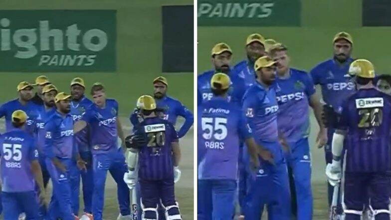 Jason Roy, Iftikhar Ahmed Involved in Heated Altercation During Multan Sultans vs Quetta Gladiators PSL 2024 Match (Watch Video)