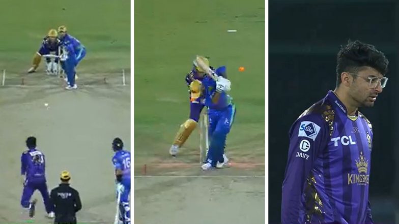 Abrar Ahmed Outplays Usman Khan With A Superb Delivery During Multan Sultans vs Quetta Gladiators PSL 2024 Match (Watch Video)