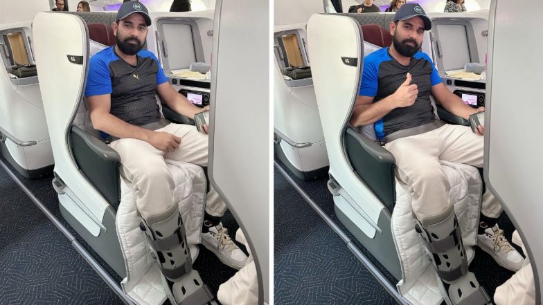 'Grateful To Be Back…' Mohammed Shami Returns to India Post Successful Achilles Tendon Surgery, Thanks Everyone for Love and Support (See Post)