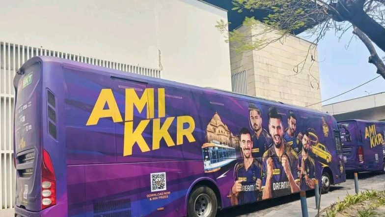 KKR Jersey for IPL 2024 Leaked? Pictures of Kolkata Knight Riders’ Players in Potential New Kit Go Viral Ahead of Upcoming Season