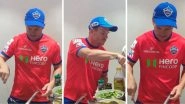 &lsquo;Revealing Our MasterChef&rsquo;: David Warner Tries His Hands at Cooking Ahead of IPL 2024 Match Against PBKS (Watch Video)
