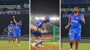 Jasprit Bumrah Bowls Toe-Crushing Yorkers As He Sweats It Out in Practice After Joining Mumbai Indians Camp Ahead of GT vs MI IPL 2024 Clash (Watch Video)
