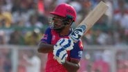 Sanju Samson Completes 4000 Runs in Indian Premier League, Achieves Feat During RR vs RCB IPL 2024 Match