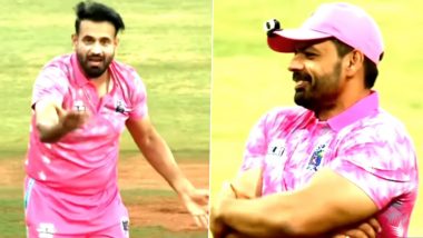 Hilarious! 'Flying Beast' Gaurav Taneja Celebrates Yusuf Pathan's Catch on A Free-Hit During ISPL 2024, Bowler Irfan Pathan's Reaction On YouTuber Forgetting Cricket Rules Goes Viral! (Watch Video)
