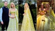 Ivanka Trump Photos From Anant-Radhika&rsquo;s Pre-Wedding Festivities: Exclusive Peek Into All the Stunning Desi Outfits Worn by Donald Trump's Daughter for the Festivities