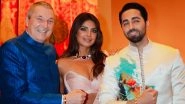 Priyanka Chopra Strikes a Stunning Pose With Ayushmann Khurrana and Bulgari CEO Jean-Christophe Babin at Ambani&rsquo;s Holi Bash (View Pic)