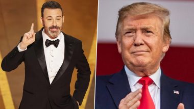 Oscars 2024: Jimmy Kimmel Fires Back at Donald Trump's Criticism with Humorous Retort At The 96th Academy Awards (Watch Video)