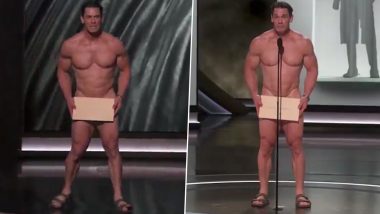 WWE Superstar John Cena Turns Up 'Naked' To Announce ‘Best Costume Design’ Award at Oscars 2024, Video Goes Viral
