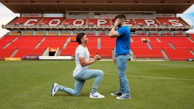 Josh Cavallo, World’s First Openly Gay Footballer, Gets Engaged to Partner After Proposal at Australia’s Coopers Stadium (See Pics)