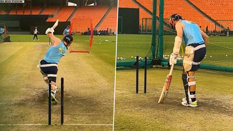 'Get Ready for Some K SMR', Kane Williamson Sweats It Out in Gujarat Titans Training Session (Watch ASMR Video)