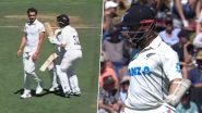 AUS vs NZ 1st Test 2024: Kane Williamson Gets Run-Out for First Time in 12 Years in a Test Match Following Collision With Teammate Will Young (Watch Video)