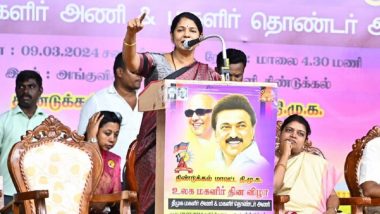 Lok Sabha Elections 2024: DMK Releases First List of 21 Candidates in Tamil Nadu, Kanimozhi to Contest From Thoothukudi; Full List Here