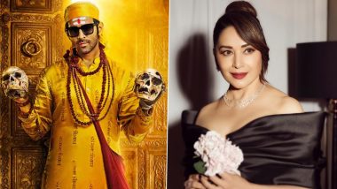 Is Madhuri Dixit Part of Bhool Bhulaiyaa 3? Actress' Chit-Chat Sesh With Kartik Aaryan at an Event Will Make You Want to See Them Together on Big Screen (Watch Video)