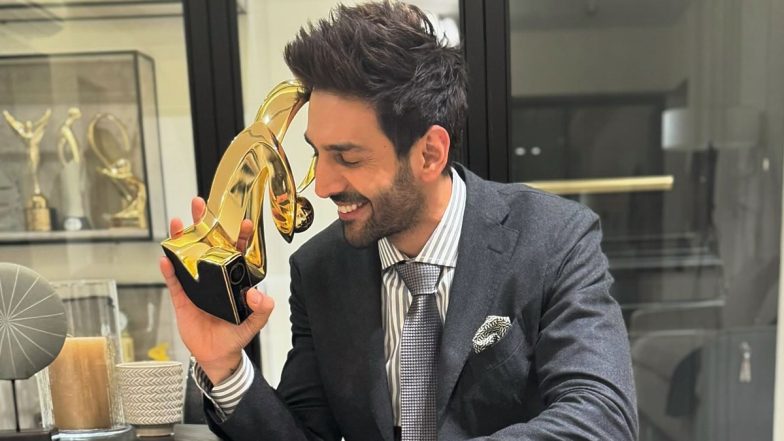 Kartik Aaryan Honoured As Performer of the Year at Zee Cine Awards 2024! Actor Flaunts His Trophy and Expresses Gratitude on Social Media