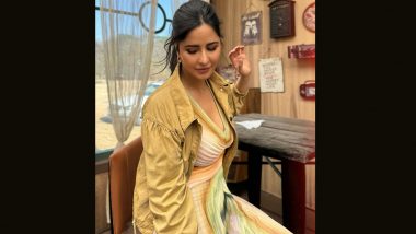 Katrina Kaif Channels Little Miss Sunshine Vibe in Oversized Yellow Jacket and Multicolour Dress, Shares Pic On Insta