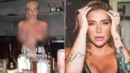 Tik Tok Singer Kesha&rsquo;s Topless Social Media Post Goes Viral, Captions It &lsquo;Hard To Be Kesha in a Hailey Bieber World&rsquo; (View Pic)