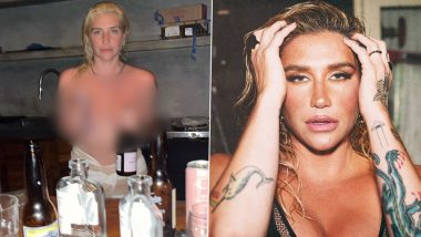 Tik Tok Singer Kesha’s Topless Social Media Post Goes Viral, Captions It ‘Hard To Be Kesha in a Hailey Bieber World’ (View Pic)
