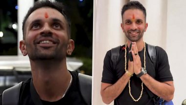 ‘Ram Siya Ram’ Keshav Maharaj Receives Warm Welcome As He Arrives to Train With Lucknow Super Giants IPL 2024 Squad (Watch Video)