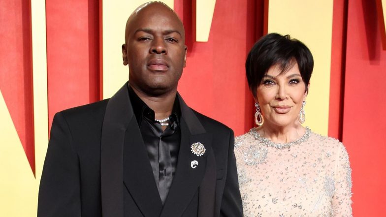 Kris Jenner and Boyfriend Corey Gamble Strike a Stylish Pose at the Vanity Fair Oscar Party 2024 (View Pics)