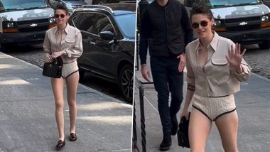 Kristen Stewart Takes On New York in High-Waisted Underwear and Shirt, Stops Traffic and Sets Hearts Racing With Her Unapologetic Style (Watch Video)